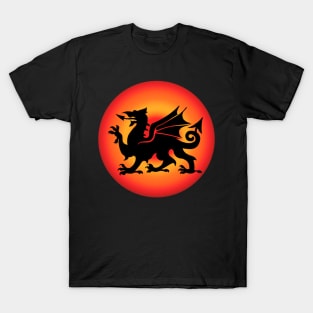 Welsh Dragon Sunset T-Shirt